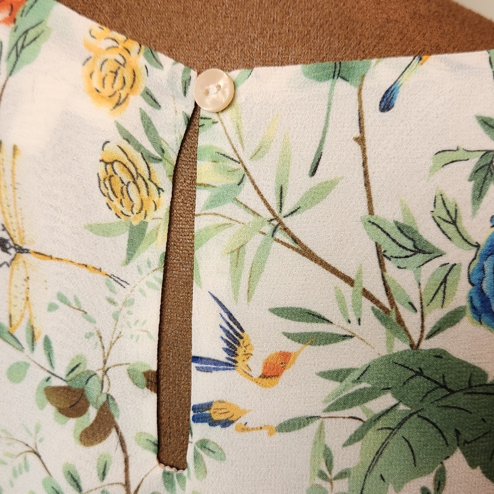 Max Studio Floral Tunic Style Top - Picture 4 of 8